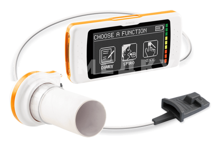 Портативный спирометр с оксиметром MIR Spirodoc OXY
